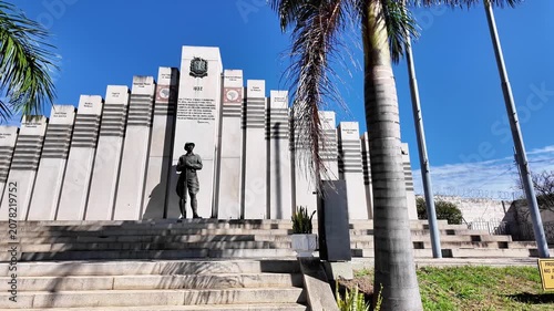 1932 Constitutionalist Revolution Heroes Monument in Campinas Brazil - Zoom Out