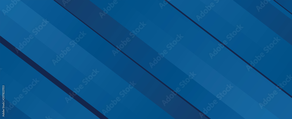Obraz premium Gradient blue abstract background with a soft curve and smooth lighting.