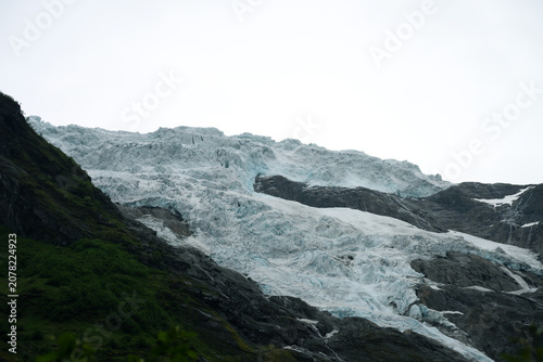 Jostedalsbreen, one of the largest glaciers in Norway. It is located between the Sognefjord and Nordfjord fjords