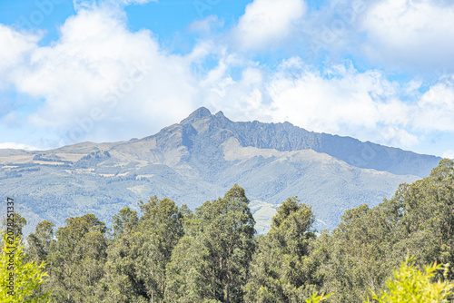 Pichincha Province, Quito, Ecuador – June 29, 2026: The Pasochoa volcano is located in the Pasochoa Wildlife Refuge. It is an extinct volcano standing 4,200 meters tall.