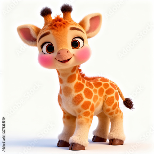 jirafa, animal, mamífero, fauna, dibujos animados, puercoespín, 3d, naturaleza, roedor, miniatura, mascota, comic, juguete, espinoso, afilada, ilustración, chistoso, diversión, amor, arte, bebé, sonri