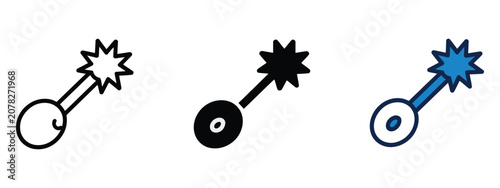 Bilde på lerret Remote control icon representing infrared signal symbol for wireless control sys