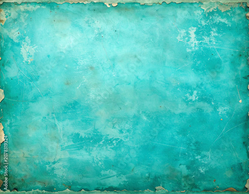 ターコイズブルーのグランジな抽象背景テクスチャ/Abstract turquoise blue grunge background texture