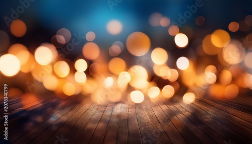 Abstract Blurry Bokeh Background