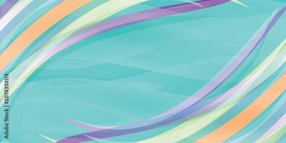 Obraz premium Abstract Background With Pastel Colorful Waves