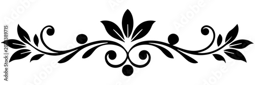 Tableau sur toile flower, floral, vector, design, decoration, pattern, tattoo, illustration, art,