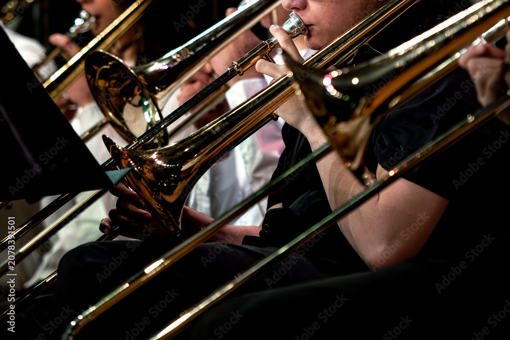 Fototapeta premium Trombone players 