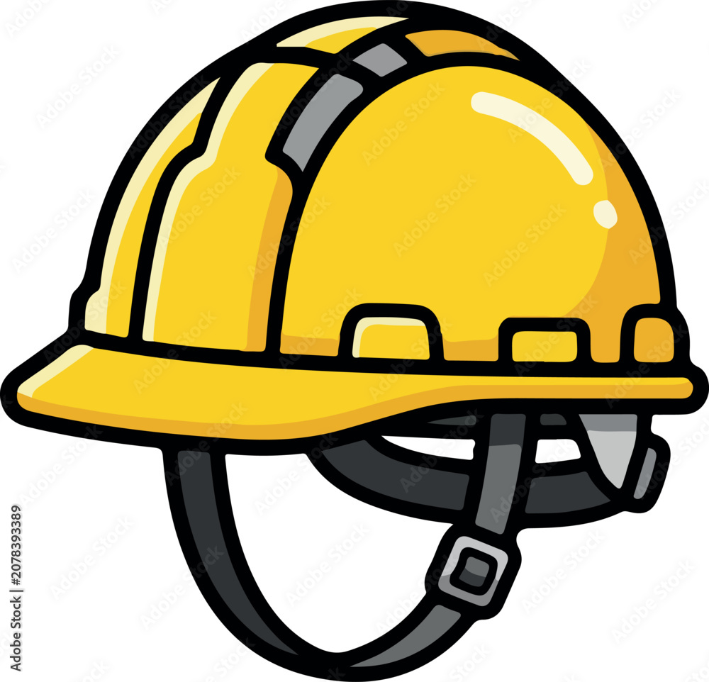 Fototapeta premium Yellow Hard Hat