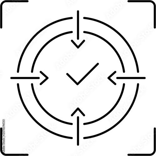 фотографія Gradient Accuracy Icon
