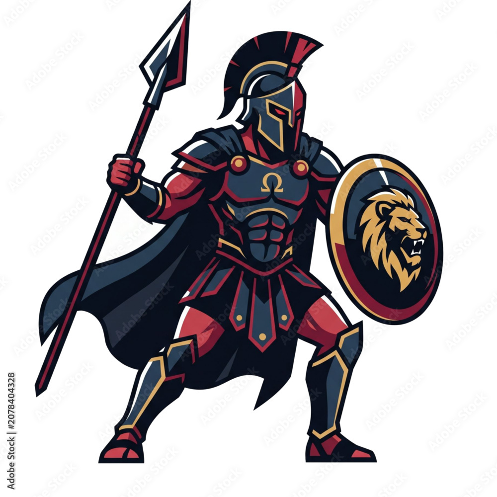 Obraz premium Ares God of War vector