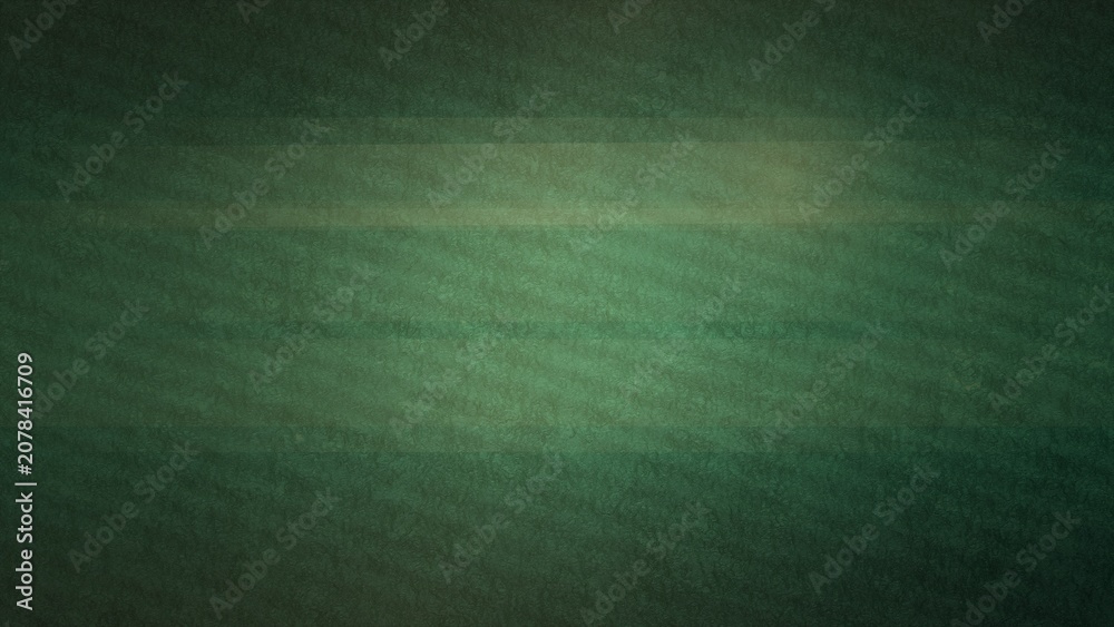 Fototapeta premium Green textured gradient background