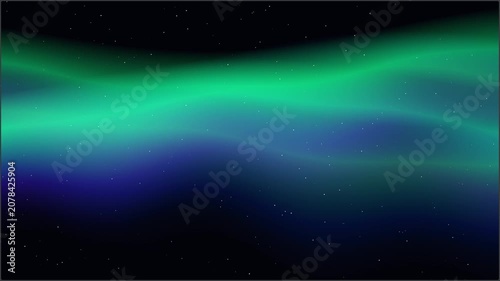 Mesmerizing Aurora Borealis Dances Across Starry Night Sky