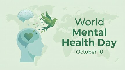 World mental health day october 10 mental wellness awareness