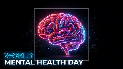 World mental health day awareness taking care of your mental wellbeing