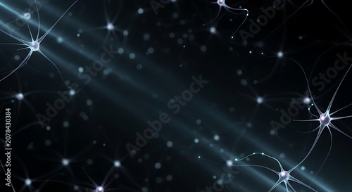 Abstract representation of neural network connections, resembling stars and galaxies in the vastness of deep space.