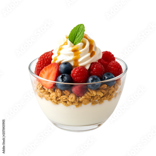 muesli with berries