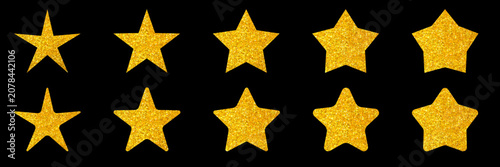 Foto Set rating stars icon badges