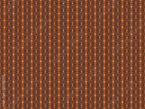 Fotografía Rich warm tones create an elegant, repeating geometric pattern