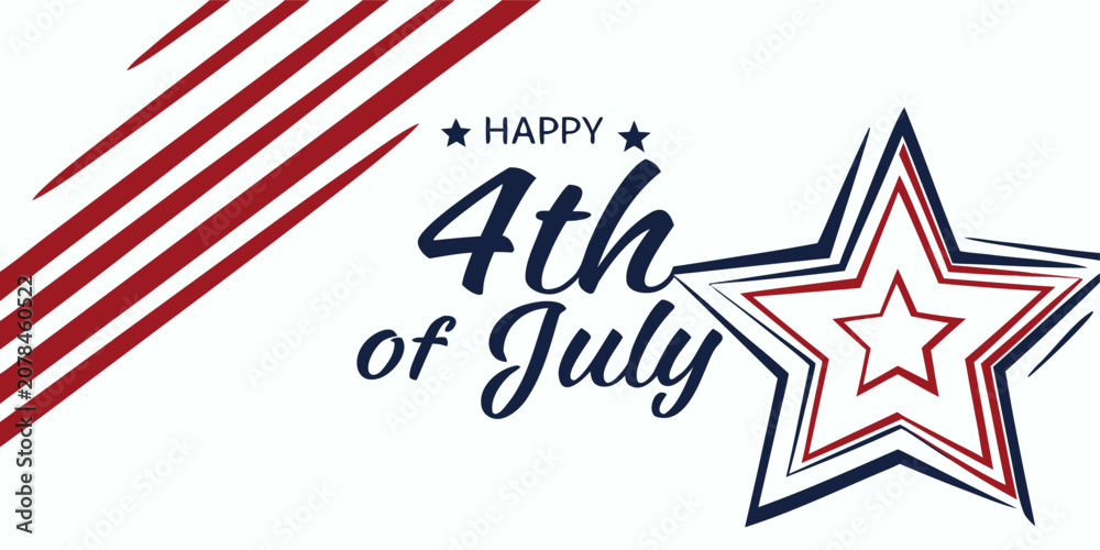 Fototapeta premium USA 250 | Happy Independence Day.