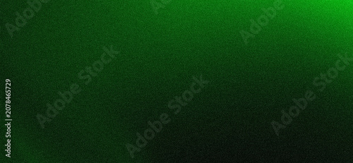 Canvastavla Dark green abstract background with grainy texture and soft light glow in the to