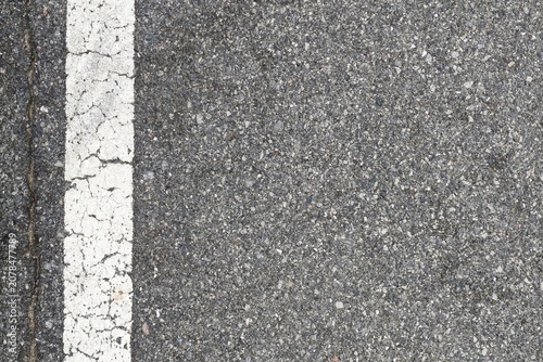 Empty highway asphalt road texture. Top view.