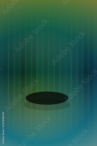 Φωτογραφία Black hole in cosmic gradient background