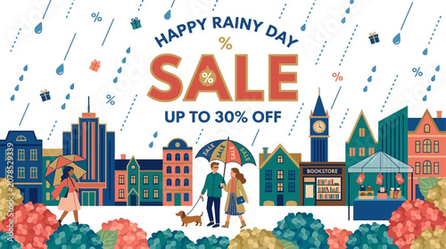 Happy Rainy Day Sale Up To 30% Off Discounts and Promotions