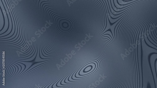 Abstract Patterned Waves Creating Visual Flow in Dim Blue Tones
