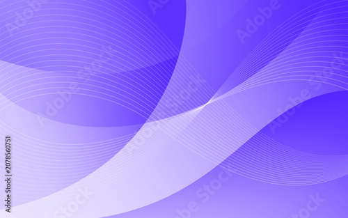 Abstract purple and blue gradient background with flowing translucent curves and delicate wave lines, creating a modern, elegant, and futuristic digital design.
