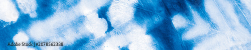 Schilderij op canvas Dark Dirty Batik Brush. Retro Pattern Music. Sky
