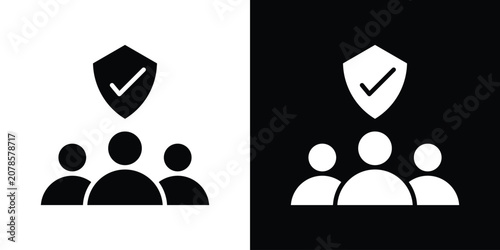Bild auf Leinwand Public Safety Icon