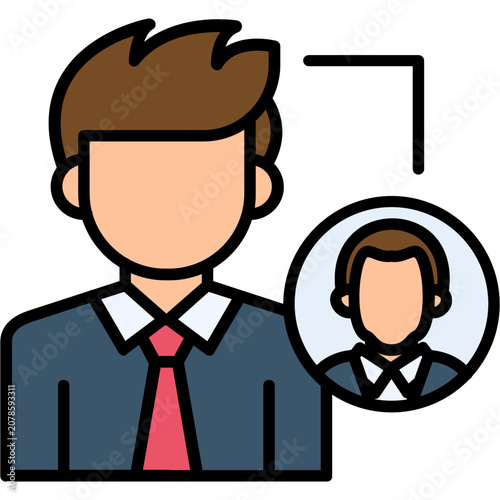 Follow Up Icon Vector Element