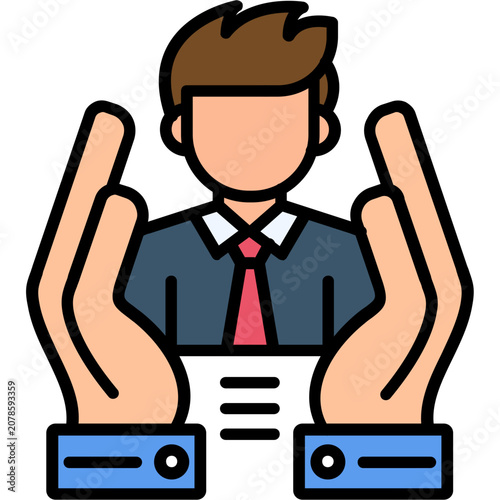 Social Support Icon Vector Element