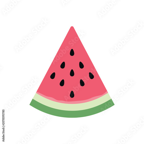 Watermelon slice illustration