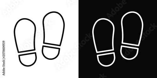 Fotografie Imprint soles shoes icon