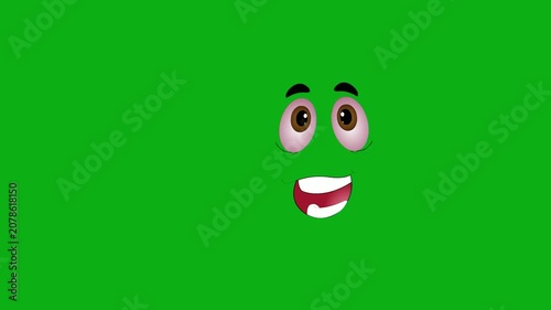 face talkative singing shouting open lips vocal premium stock asset element for professional video creators. this specialized graphic layer is optimized perfectly for overlay