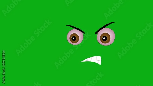 face furious raging growling mad teeth scream premium stock asset element for professional video creators. this specialized graphic layer is optimized perfectly for overlay