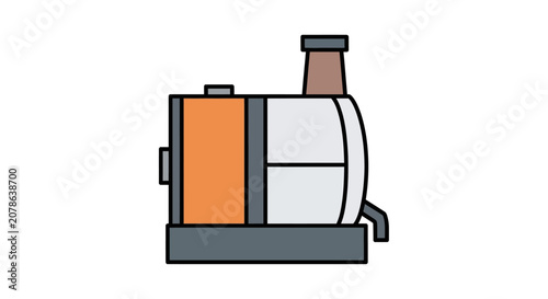 Modern Juicer Machine, Healthy Lifestyle, Kitchen Appliance, Fresh Juice