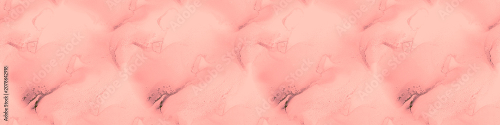 Fototapeta premium Chic Marbling Ink. 2019 Design Pattern. Rose Gold