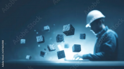 For efficient billing, the graduate must filter the sustainable mining data using an advanced 3D modelling application.