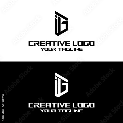 creative letter logo ig design vector