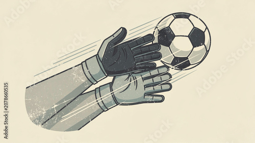 Robotic Hands Catching Soccer Ball in Action.