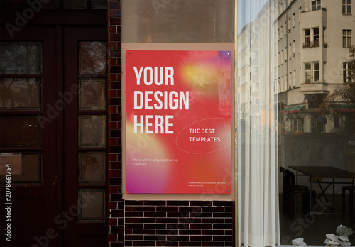 Mockup Of Customized Sign In City