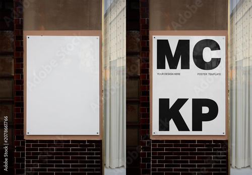 Mockup Of Customizable Poster In City