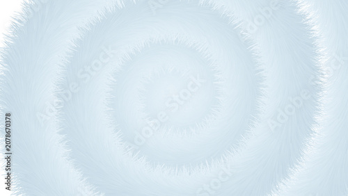 Soft Fluffy Spiral Texture in Pale Indigo