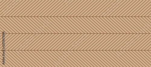 Foto Light brown wood board pattern arranged in alternating diagonal rows forms a seamless texture