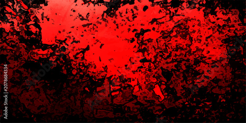 Fotografie Abstract representation intense passion deep emotion, striking crimson and ebony gradient, evokes strong visceral feeling
