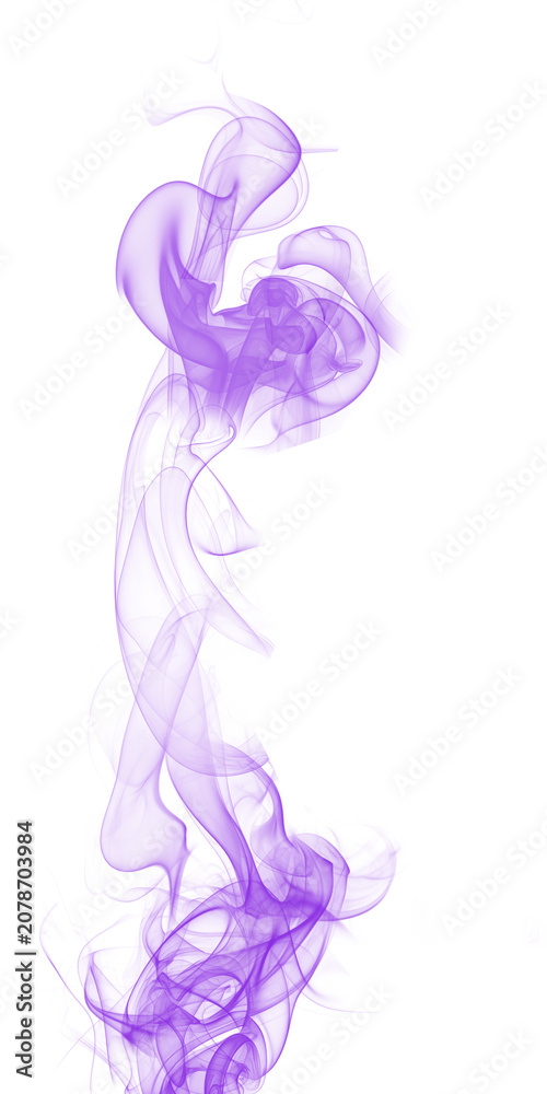 Fototapeta premium Purple Smoke Explosion PNG Transparent Isolated Dramatic Fog Burst Effect