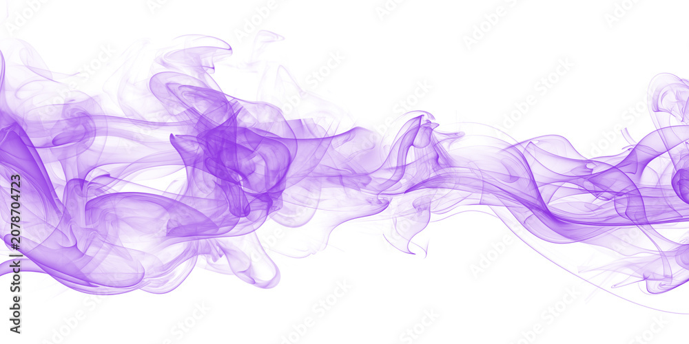 Fototapeta premium Purple Vape Smoke PNG Isolated Transparent Background Mist Cloud Effect