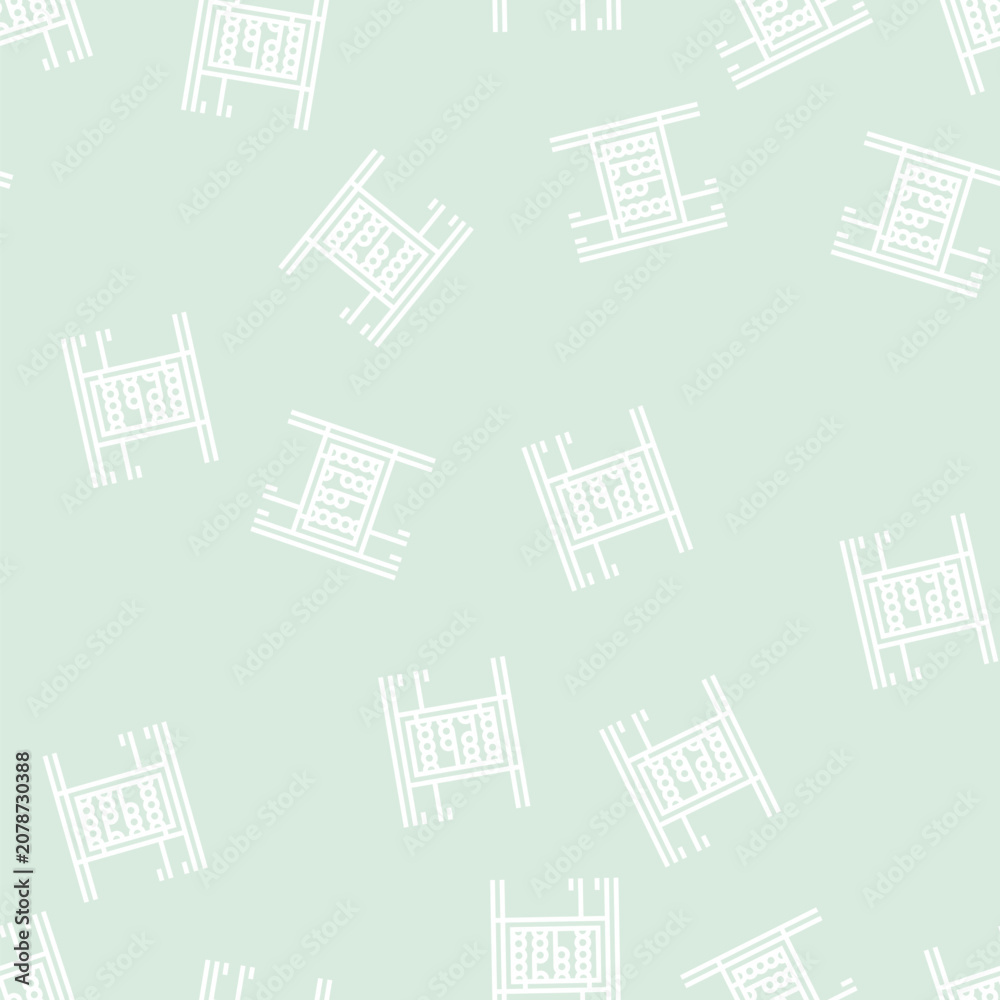 Fototapeta premium built in wine cooler vector line seamless pattern built in wine cooler sign illustration